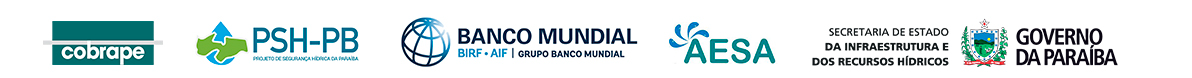 COBRAPE, PSH-PB, Banco Mundial, AESA, Secretaria de Estado da Infraestrutura e dos Recursos Hídricos e Governo da Paraíba
